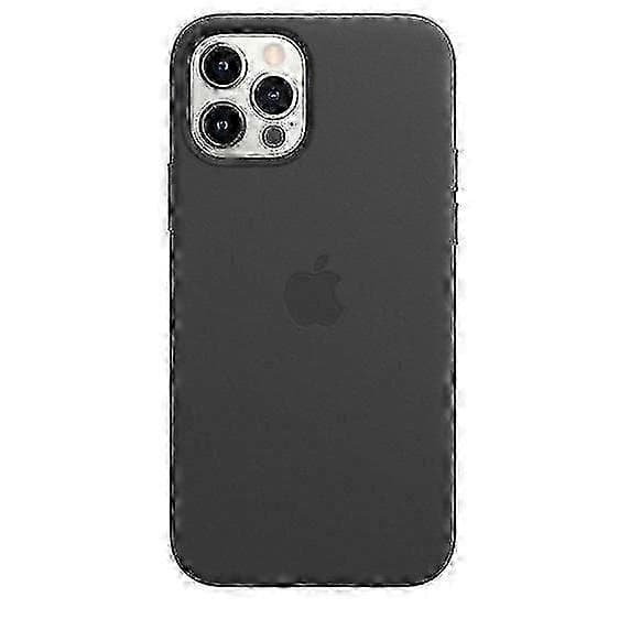 Lædertelefoncover til iPhone 12/12 Pro lædercover med Magsafe (sort)