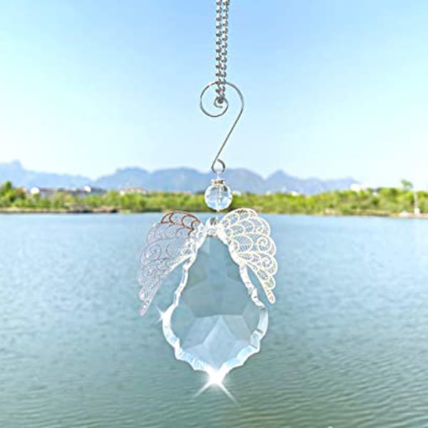Angel krystall prisme anheng solfanger for vindushage