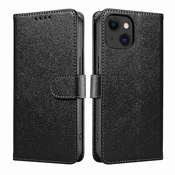 Etui til iPhone 13 Mini 5.4 Sort RFID-blokerende Flip No8880