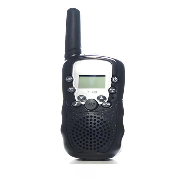 Højfrekvent trådløs walkie-talkie til mini-børn (sort), 2 stk.