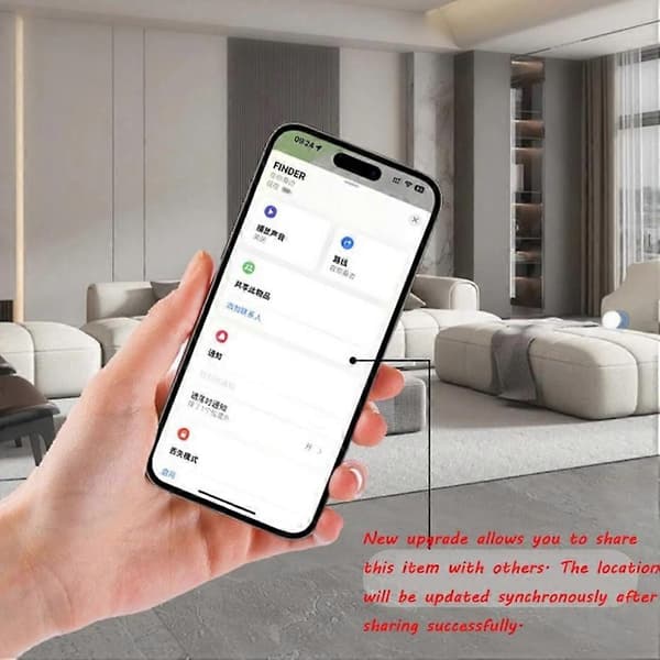 Safesync GPS TrackerPositionering Bluetooth Anti-tabt Artefakt (Sort)