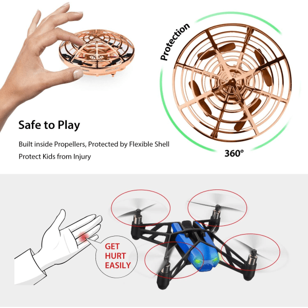 Handdriven drone för barn, Lumsburry Flying Ball Toy