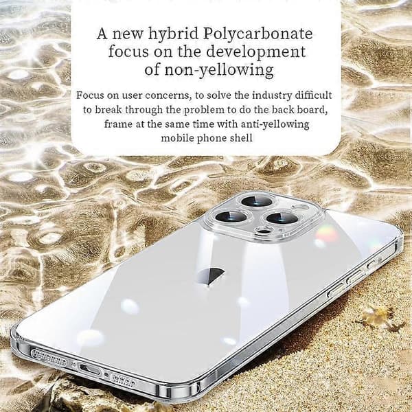 SULADA TPU Ram Härdat Glas Transparent Telefonfodral för iPhone 16