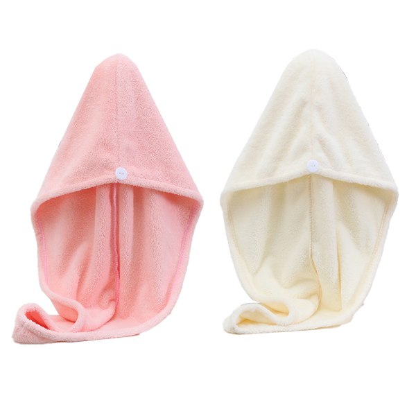 Mikrofiber hårhåndklædeindpakning til kvinder, 2-pak, absorberende hurtig