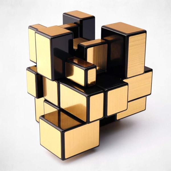 Shengshou Mirror Cube 3x3 Speed ​​Cube Gold Mirror Blocks Cube