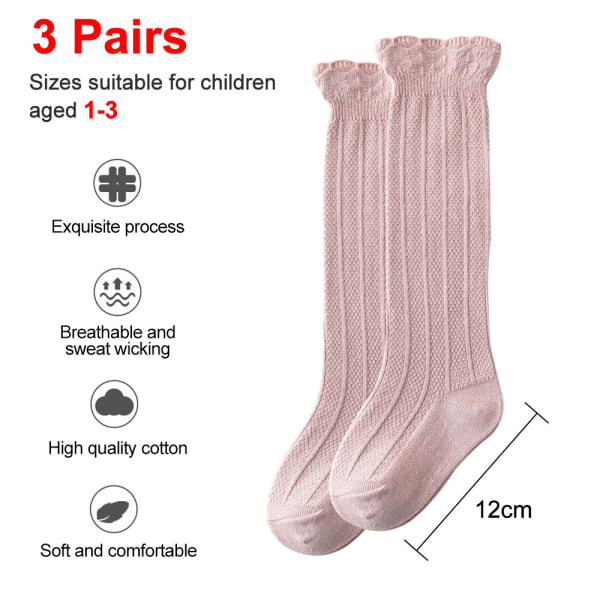 Forår og sommer baby medium tube sokker kvindelige baby sokker verti