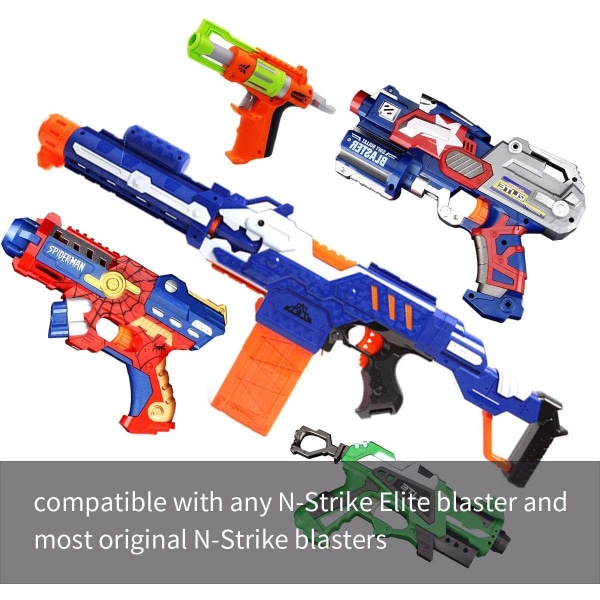 Nerf dart, pakke med 100, 7,2 cm, blått skum til Nerf N-Strike Elite-serien, lekepistol.