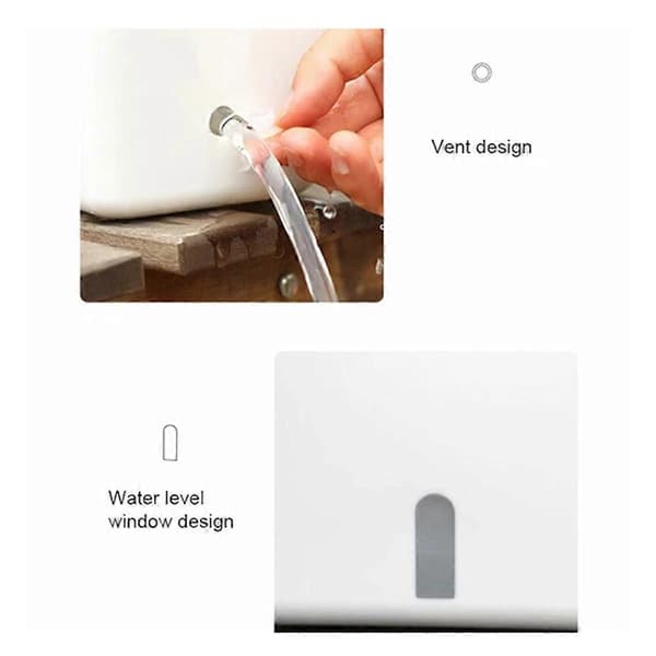 Plastik urtepotte pladsbesparende design rustik bondegårdsvindueskarm A