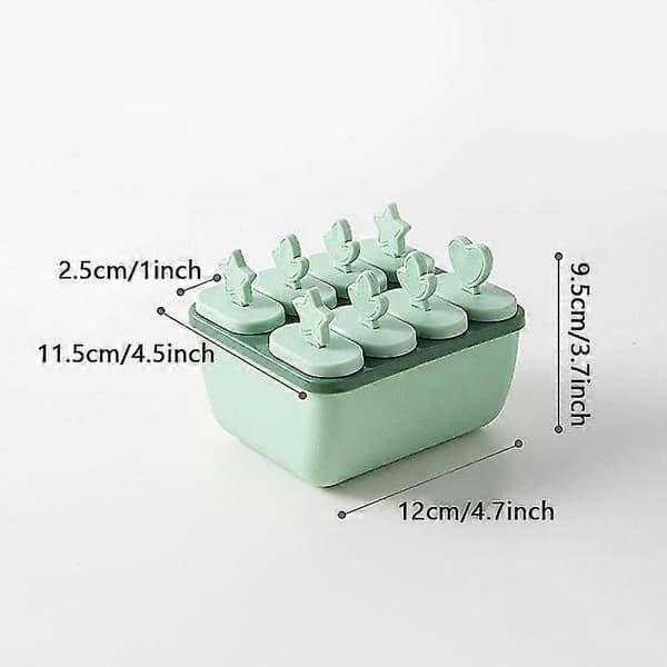 8-hulls gjenbrukbar plast mini-ispinneform ismaskin ispinner former baby DIY mat-wfx A