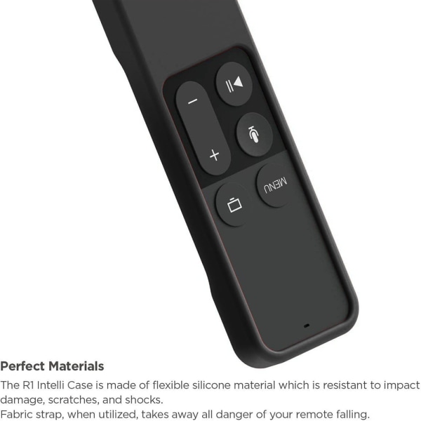 Silicone Case Compatible with 4th and 5th Generation Remote Control - Red Black