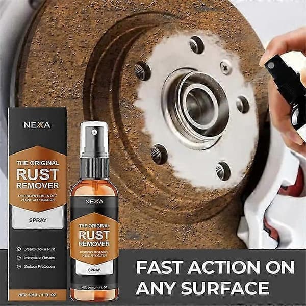 Rask rustfjerner spray - Multi-overflate 50ml løsning for umiddelbar korrosjonsbehandling A