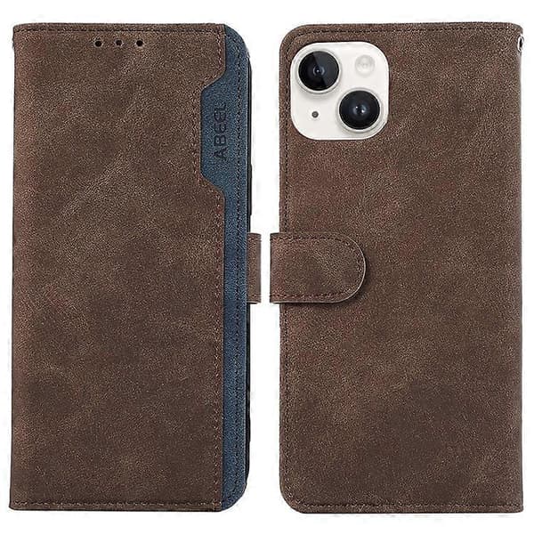 ABEEL Kompatibel med iPhone 15 Plus telefoncover Farvematchende RFID-kortpladser etui A