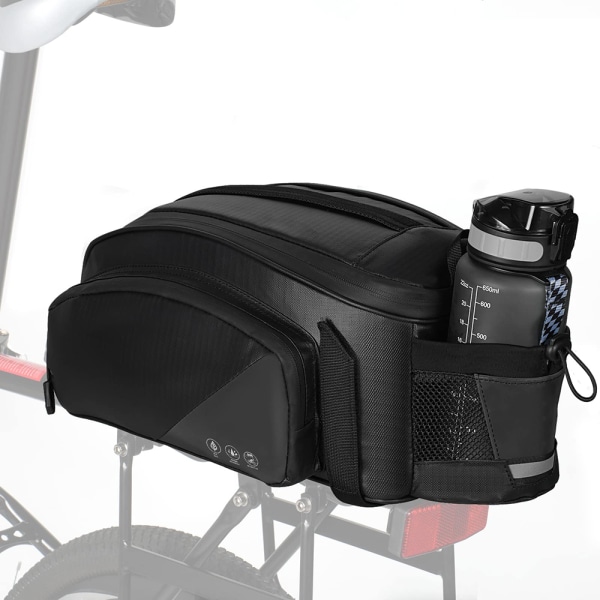 Cykelväskor för bagagehyllor, 11L bagagehylla väska, vattentät och reflekterande cykelväska, bakre bagagehylla, multifunktionell 3-i-1 bagagehylla