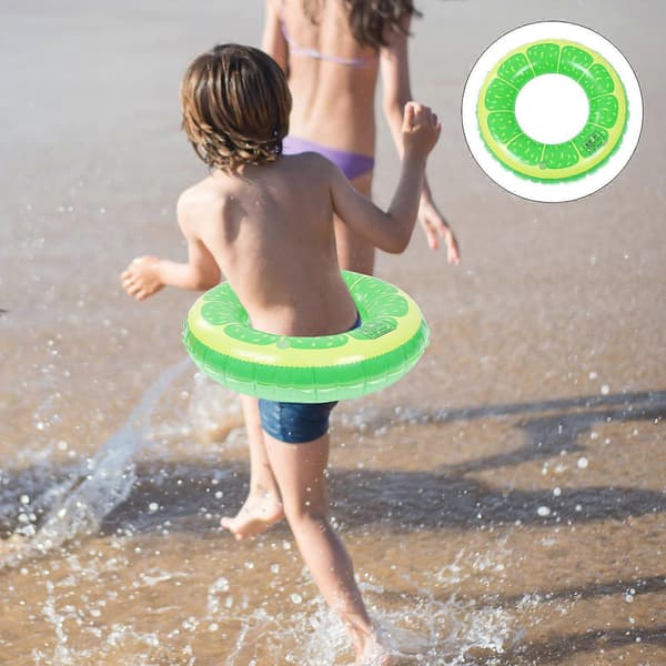 Sommarvattenleksak Uppblåsbar Simring Pool Simtillbehör PVC Förseglad 1-pack A