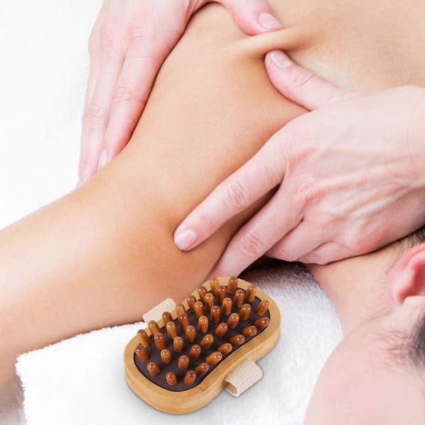 3xTrä Massage Kroppsborste Kroppsborste Luftkuddeborste för SPA Ben Axel A