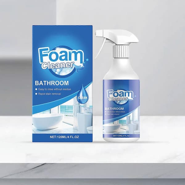 Baderomsskumrens Fliser Badekar Vannflekker Kalkfjerner 120ml Style 1