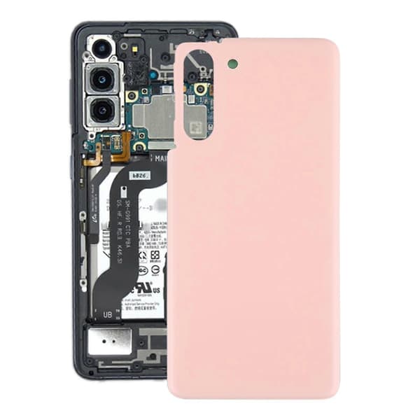 For Samsung Galaxy S21 Batteribakdeksel Rosa