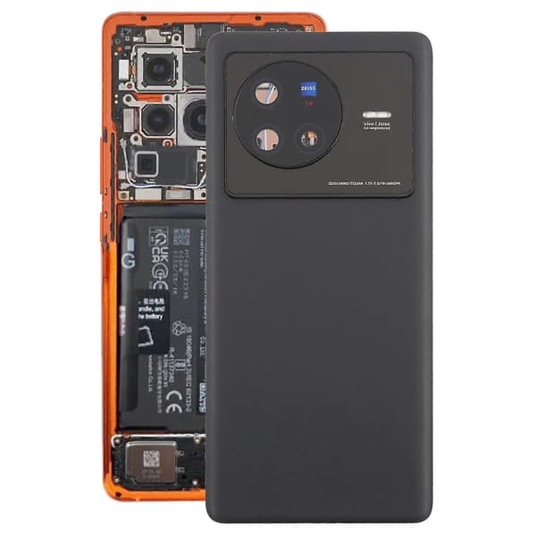 Til vivo X80 KOMPATIBELt Batteribagcover (Sort)