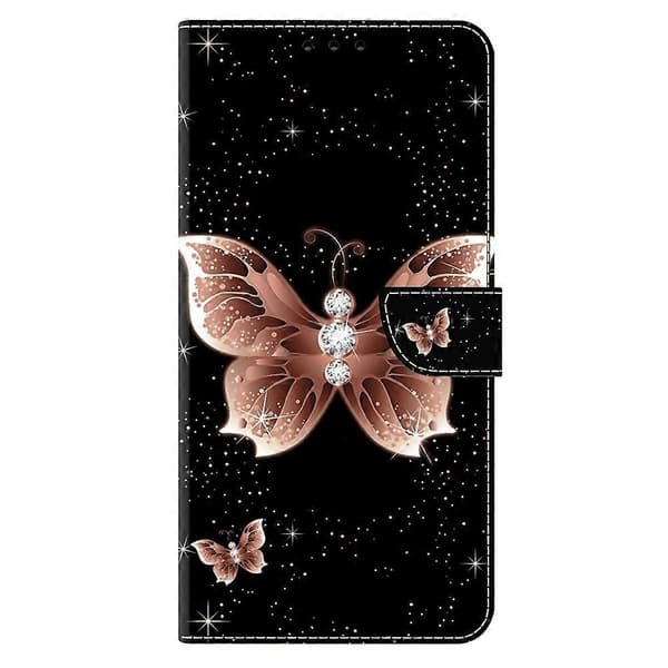 För iPhone 17 Fodral 3D Mönster PU Läder Plånboksfodral med Stativ A