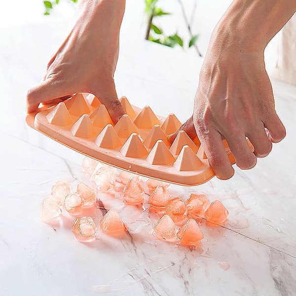 Geléplastisbitform med lokk, rund kuleisgitter, et must A