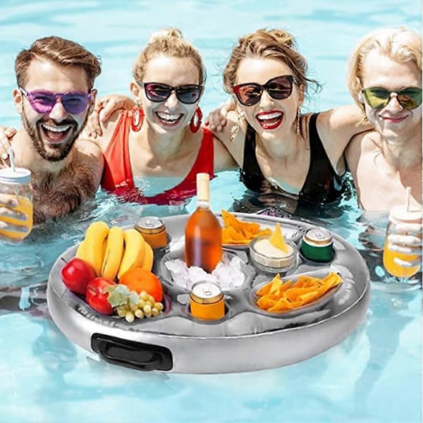 Flydende drikkeholder til pool, pool drikkeholder flyder, tilbehør til swimmingpool til voksne, drikkeflåd til pool A