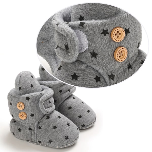 Korkeavartiset lämpimät puuvillaiset baby kengät