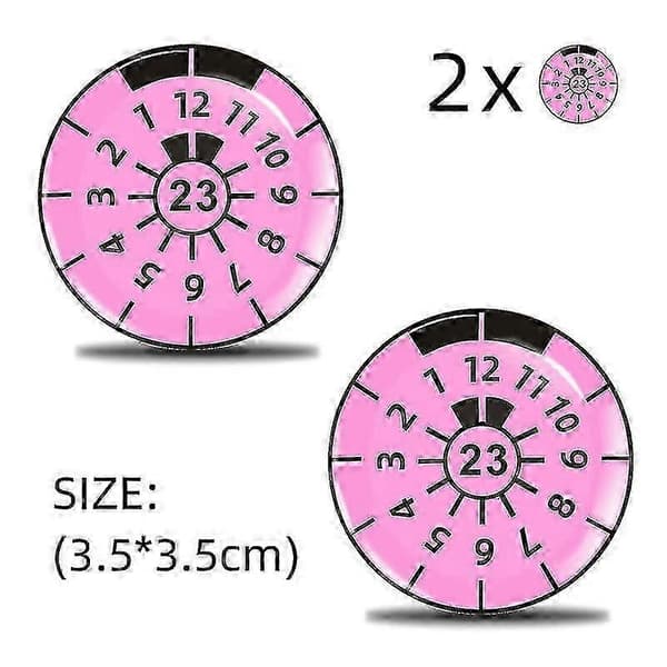 TUV-kilpitunnus ajoneuvoon, 3D-geelimerkki 2kpl -GSLA(23) A