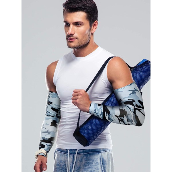 Armdeksel UV-beskyttelse Army Camo Colors Cooling Arm Sleeves