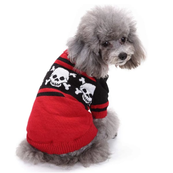 Skull Halloween lemmikkipusero lemmikkieläinten vaatteet koiran syksypusero
