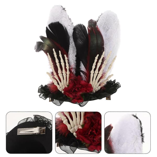 Gotisk Steampunk Kaninkostumehat til Halloween Sceneshows A