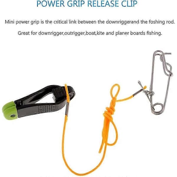 2 st Plus Line Release, 17 tums Downrigger Release Stacker Clip Fiskeledare med Longline Sna A