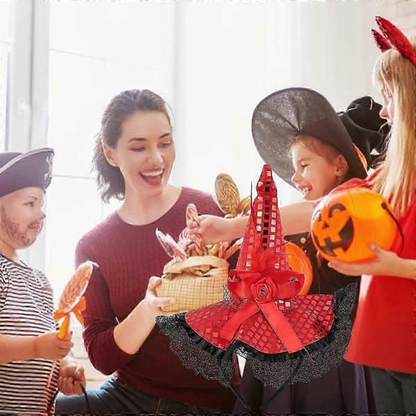 Heksehovedbånd 2 stk. til Halloween maskeradefestdekoration A