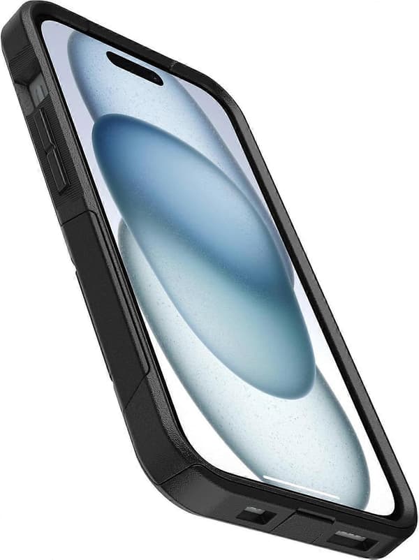 OtterBox iPhone 15, 14 og 13 Commuter Series Telefoncovers - Sort, Slank &amp;（iPhone15）