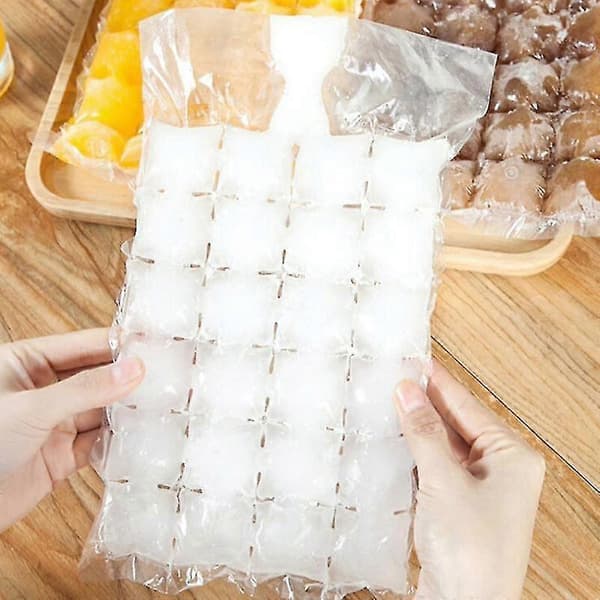 10 stk. 24 gitter engangs fødevaregodkendt isterningepose bakke sommer DIY form A