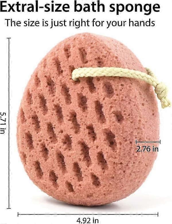 2 stk. badesvamp Loofah kropsskrubber A