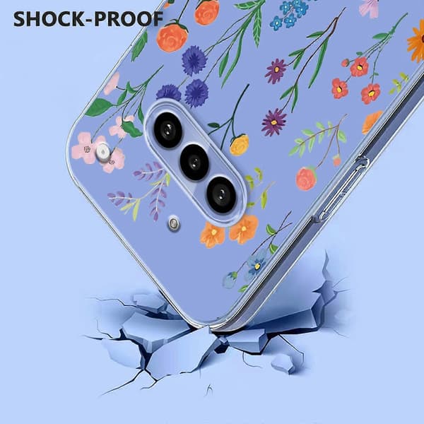 Blommönster Målat TPU-telefonfodral för Nothing Phone 3a