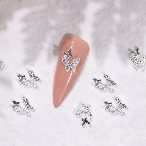 10 kpl 3D-kristalli tekojalokivihelmiä nail art