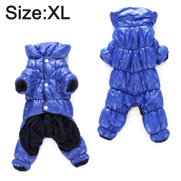 Pet clothes Dog autumn and winter warm clothing Pet four legged