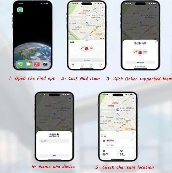 Safesync GPS TrackerPositionering Bluetooth Anti-tabt Artefakt (Sort)