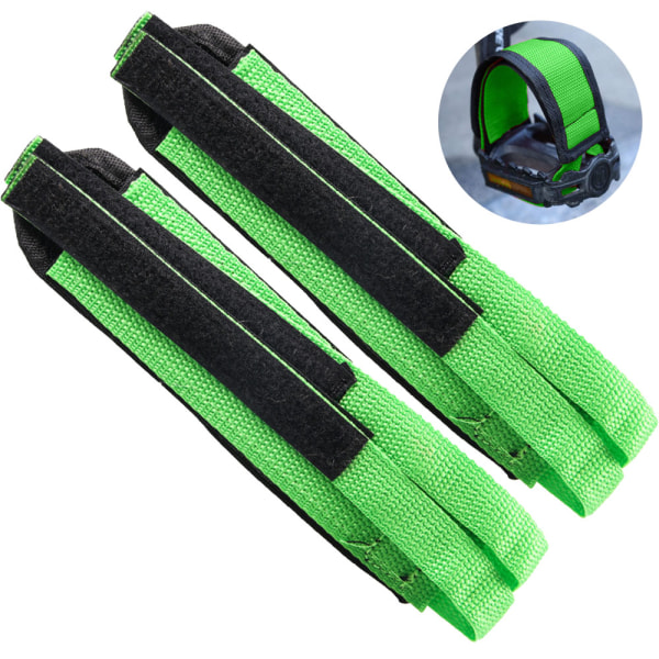 2stk Bike Pedal Straps Pedal Toe Clips Straps Tape for Fixed Ge
