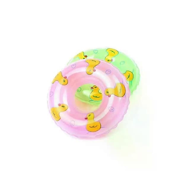 Børn Mini Donuts Svømmering Badelegetøj Sommer Sjov Svømmebassin Tilbehør Flydering Legetøj Til Gummiænder Dukke Oppusteligt Badelegetøj A