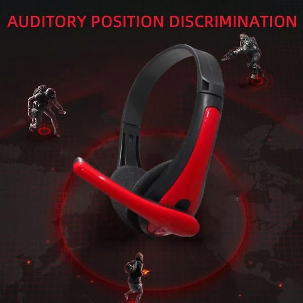 Gaming Headset Bluetooth Hörlurar Stereo Stereo Hörlurar Bas Hörlurar Trådbundet Läge