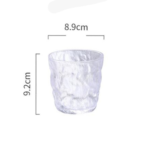 Höga Highball-glas, 10,5 ounce koppar, texturerad designer