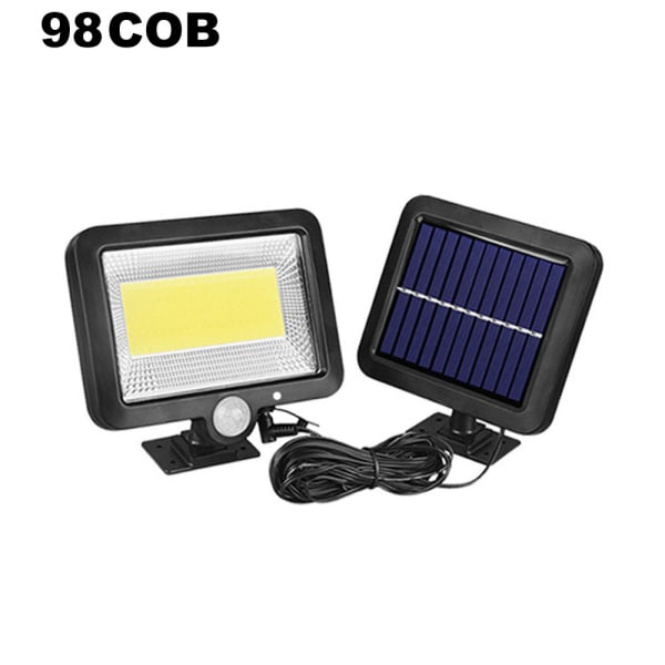 Solar Light Motion Sensor with Multiple COB LEDs, 3 Modes, For