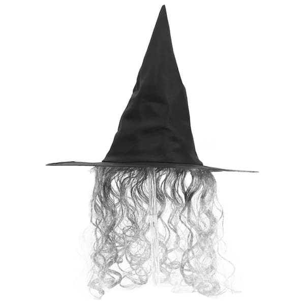 Heksehatt Halloween Maskeradehatt for å jobbe med hår A