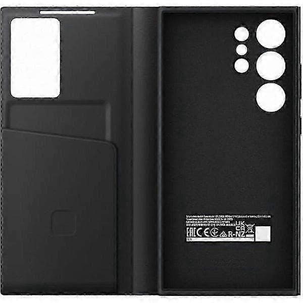Galaxy S23 Ultra Smart View Wallet Cover i sort