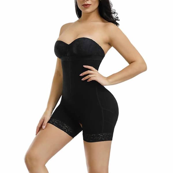 Dame One Piece Shapewear Lårslanker Magekontroll Kroppsformer A
