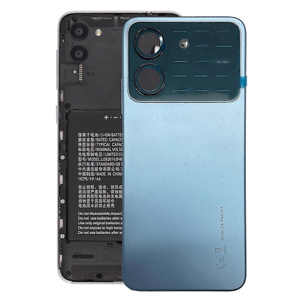 Batterideksel til ZTE Blade A54 Blå