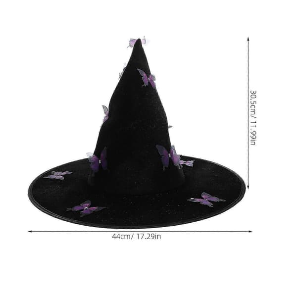 Halloween Troldmandshatte Hat til Halloween Dekoration A