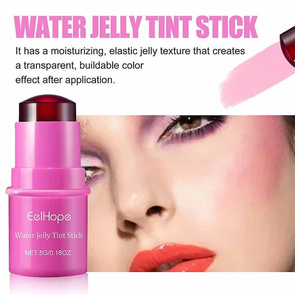 1/4 STK Blush Lip Gloss Stick til kvinder Contouring Brightening Makeup Blush til ansigtsmakeup Gave til fødselsdag A